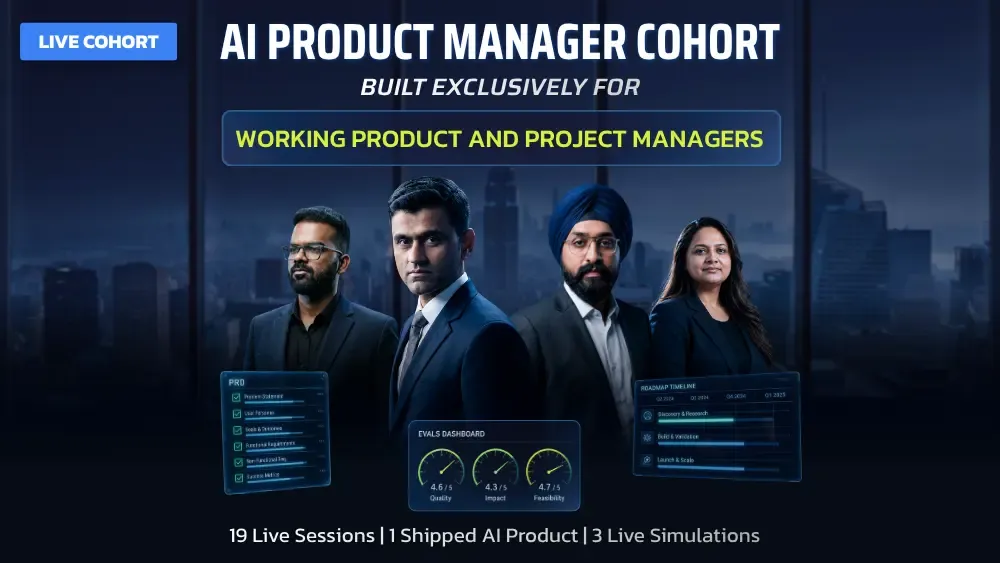 Live AI Product Manager Cohort