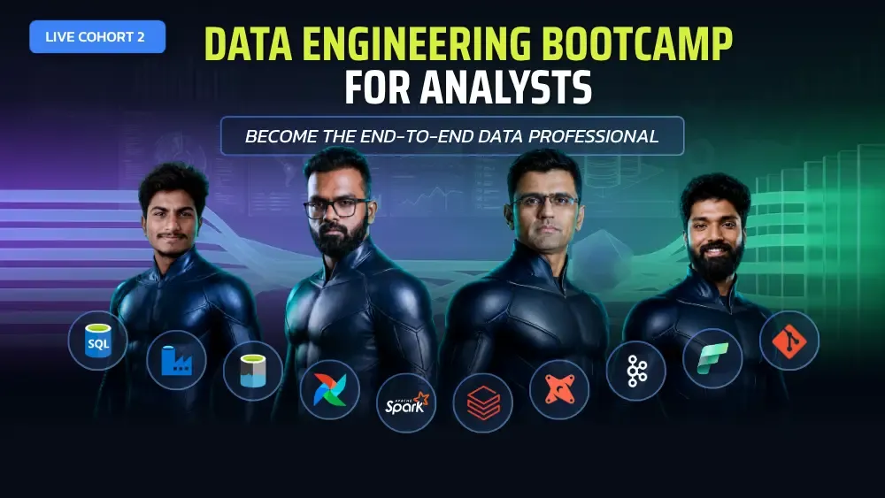 LIVE Data Engineering Bootcamp for Analysts: Become the End-to-End Data Professional