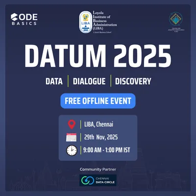 DATUM 2025 : Data | Dialogue | Discovery by Loyola Institute of Business Administration (LIBA)