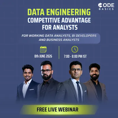 Data Engineering: A Competitive Advantage for Data Analysts | Free Live Webinar