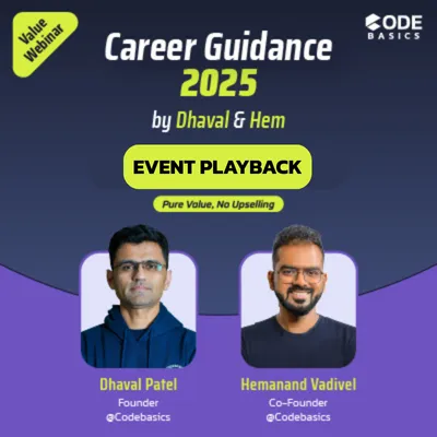 Career Guidance 2025 by Dhaval Patel and Hemanand Vadivel