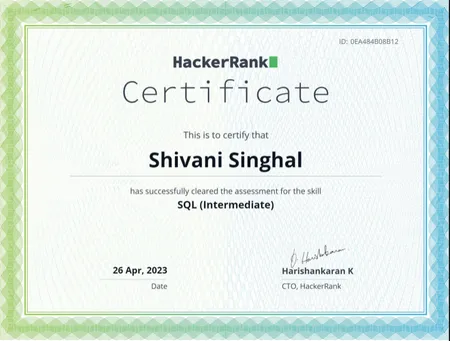 SQL Intermediate - HackerRank
