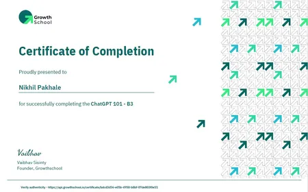 GrowthSchool ChatGPT 101 Workshop