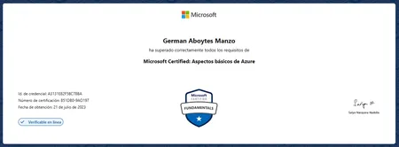 Microsoft Certified Azure Fundamentals (AZ-900)