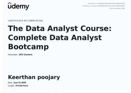 Data analyst Boot camp