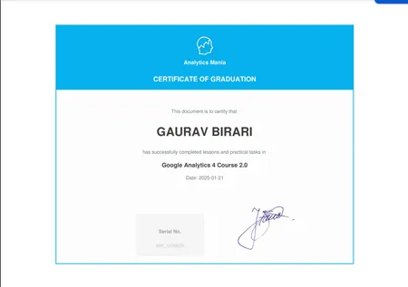 Google Analytics 4 Course 2.0