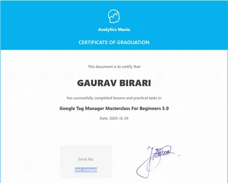 Portfolio - Gaurav Birari | Codebasics