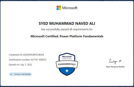 Microsoft Certified: Power Platform Fundamentals