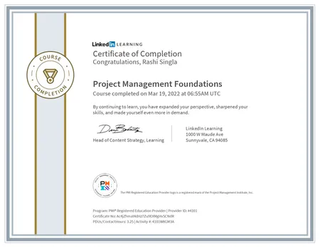 Project Management Foundation