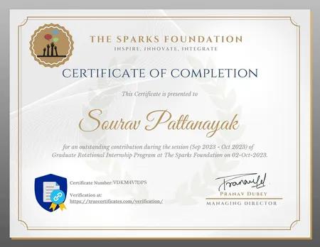 Internship-Data Science & Business Analytics-The Sparks Foundation