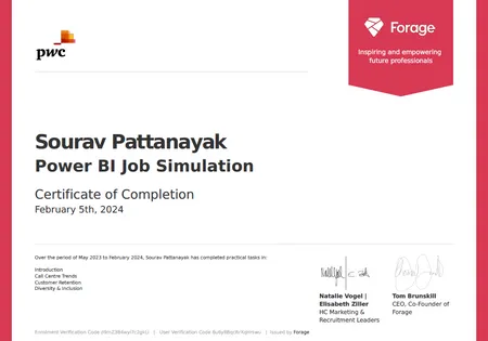 Internship-Power BI Job Simulation