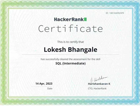 SQL Intermediate