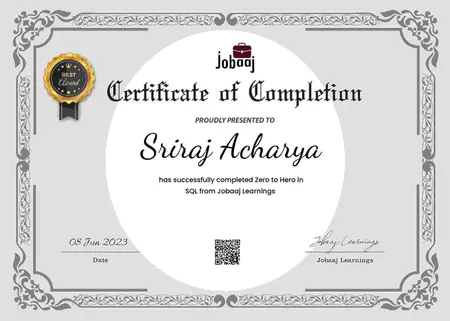 Portfolio - Sriraj Acharya | Codebasics