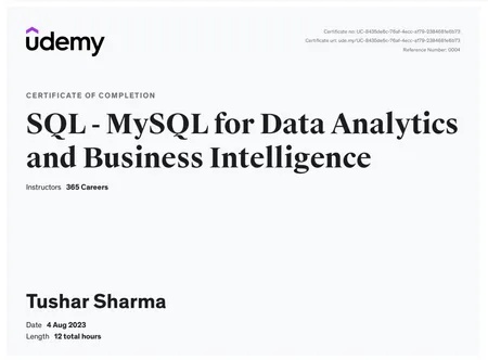 SQL - My SQL  for Data Analyst and Business Intelligence