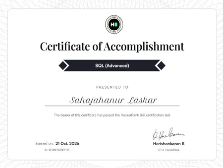 HackerRank SQL (Advanced)