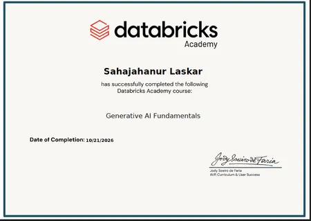 Generative AI Fundamental By Databrics