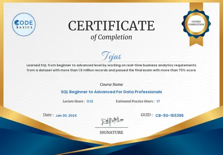 SQL Beginner to Advanced for Data Professionals
