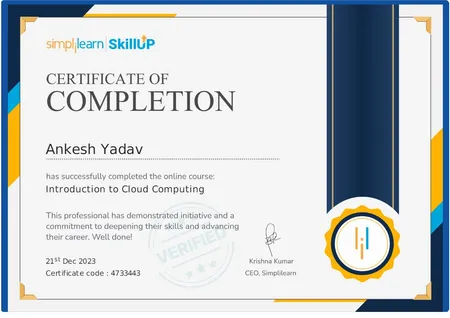 Introduction to Cloud Computing