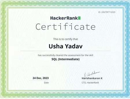 SQL (Intermediate)