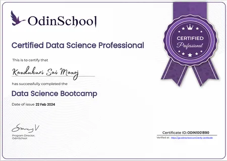 Data science professional certificate
