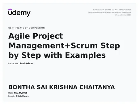 Agile Project Management+Scrum