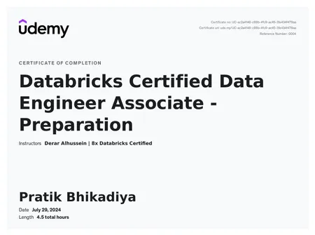 Data Bricks Data engineer