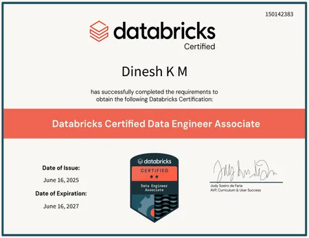Databricks Certified Data Engineer Associate