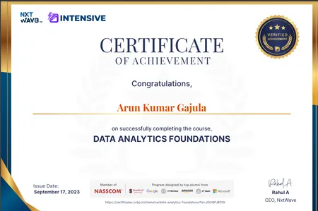Data Analytics Foundations