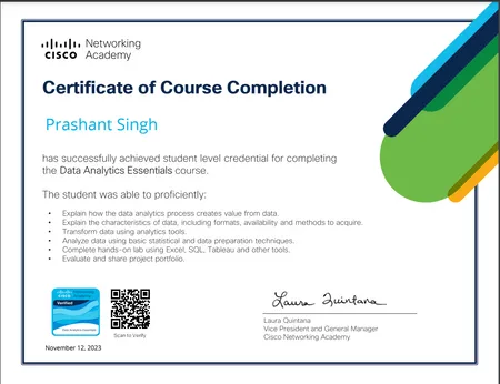 Cisco Certified Data Analytics essentials