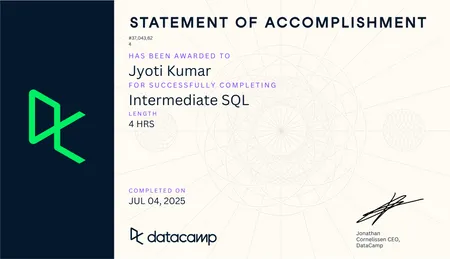 Intermediate SQL
