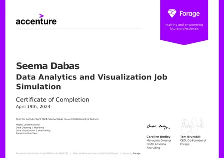 Accenture North America's Data Analytics and Visualization