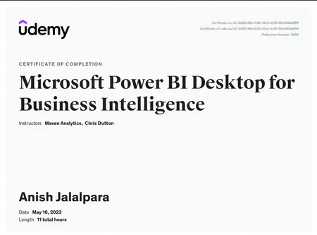 Microsoft Power BI Desktop for Business Intelligence