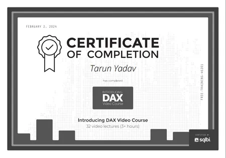 Introducing DAX