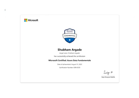 Microsoft Azure Data Fundamental DP 900