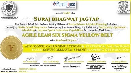 Agile Six Sigma Yellow Belt Certification