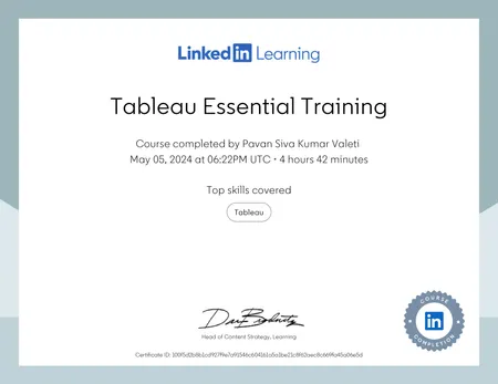 Tableau Essential Training