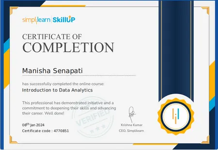 Introduction to Data Analytics