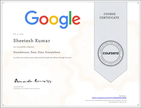 Foundations: Data, Data, Everywhere by Google