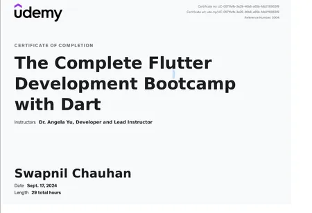 App Development using Flutter