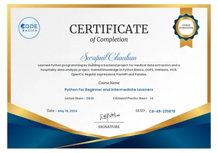 Python basic to intermediate