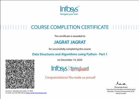 INFOSYS DSA