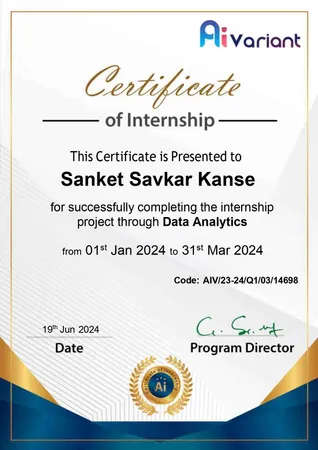 Data Analyst Intern at AI Variant