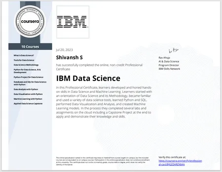 IBM Data Science