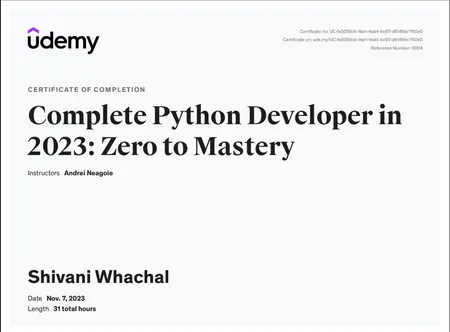 The Complete Python Developer