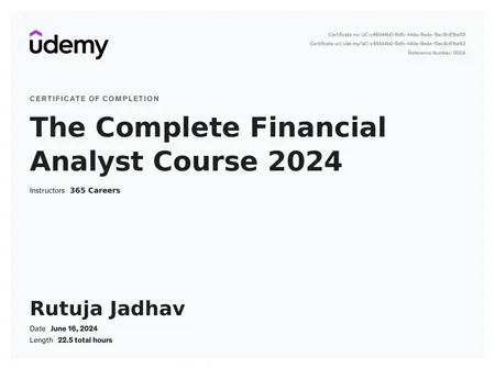 Complete Financial Analyst Course