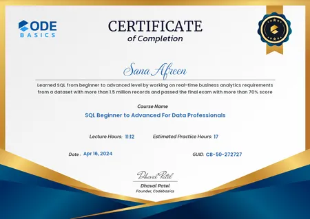 SQL Beginner to Advanced For Data Professionals