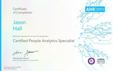 Certified People Analytics Specialist