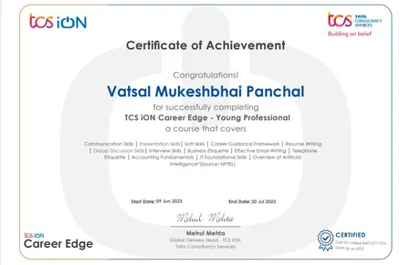 TCS iON Soft Skills : Young Professional