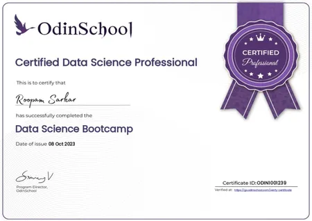 Data science Bootcamp OdinSchool