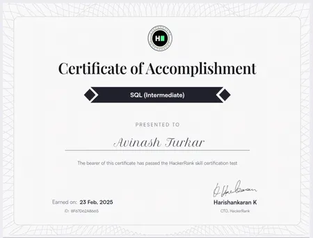 SQL (Intermediate)